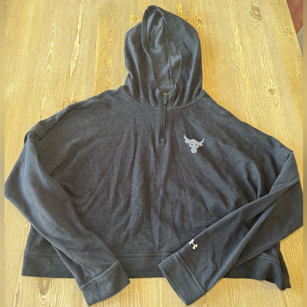 Under Armour Project Rock Charcoal Hoodie